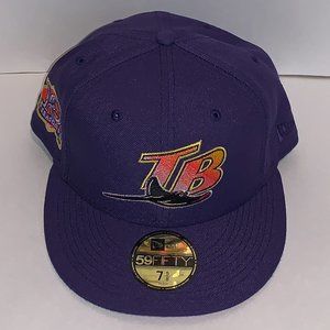 7 5/8 Hat Club Sunrise Purple Tampa Bay Rays 10TH Seasons